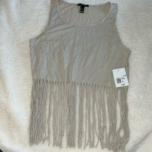 Forever 21 tassel crop top